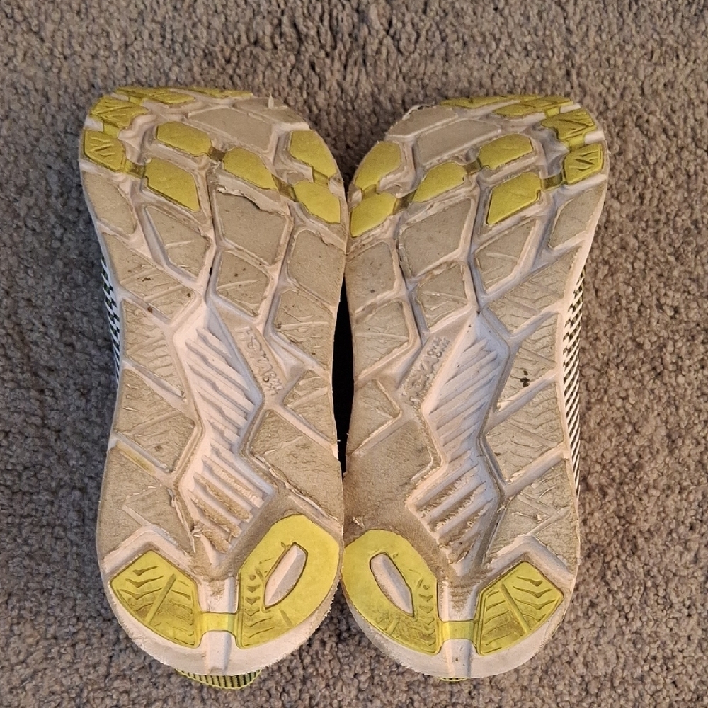 Hoka Men's M Rincon 2 Athletic Shoes - Gray and Lime Sz 10.5 - Picture 5 of 10